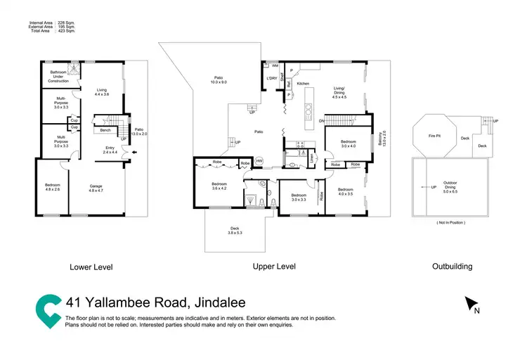 Floorplan of Homely house listing, 41 Yallambee Road, Jindalee QLD 4074
