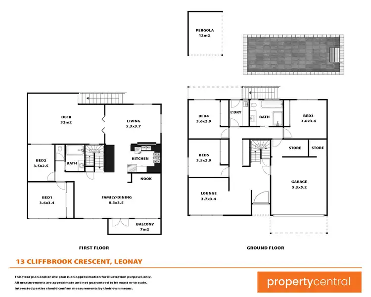 Floorplan of Homely house listing, 13 Cliffbrook Crescent, Leonay NSW 2750