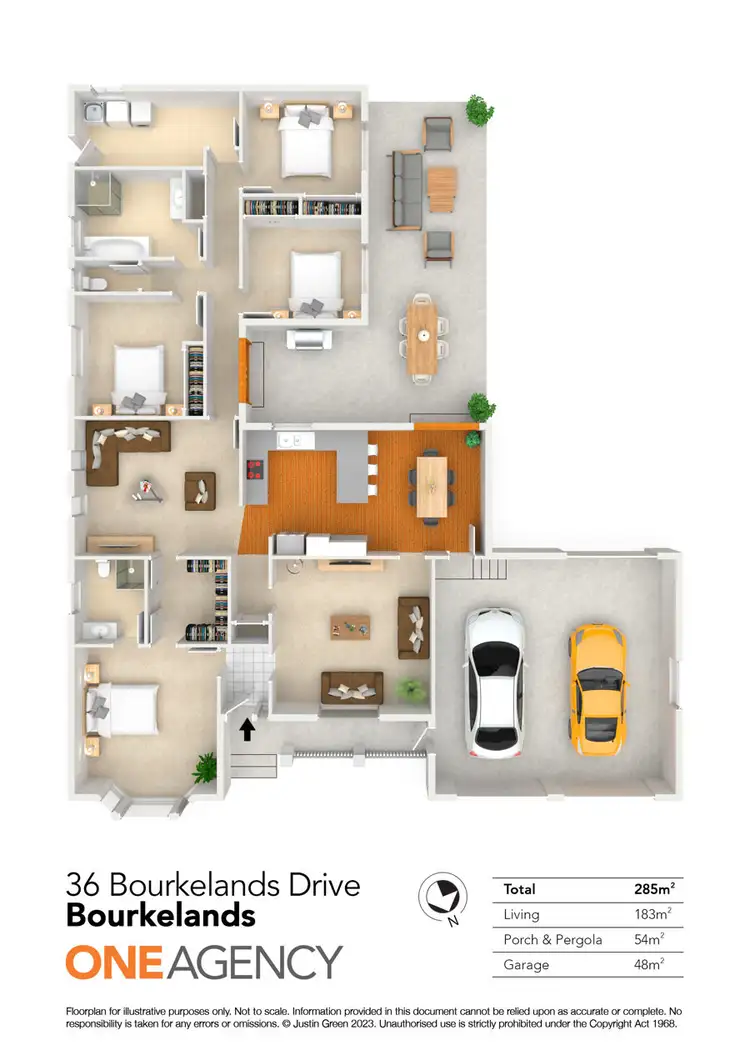 Floorplan of Homely house listing, 36 BOURKELANDS DRIVE, Bourkelands NSW 2650