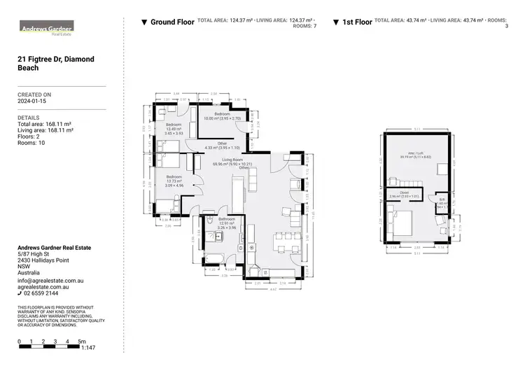 Floorplan of Homely house listing, 21 Figtree Drive, Diamond Beach NSW 2430