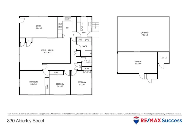 Floorplan of Homely house listing, 330 Alderley Street, Kearneys Spring QLD 4350