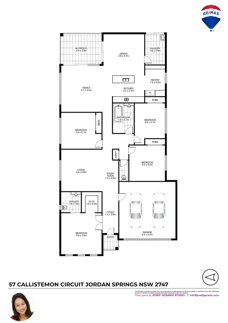Floorplan of Homely house listing, 57 CALLISTEMON CIRCUIT, Jordan Springs NSW 2747
