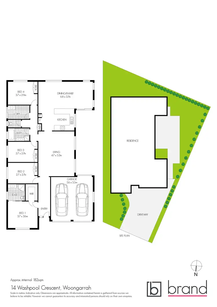 Floorplan of Homely house listing, 14 Washpool Crescent, Woongarrah NSW 2259