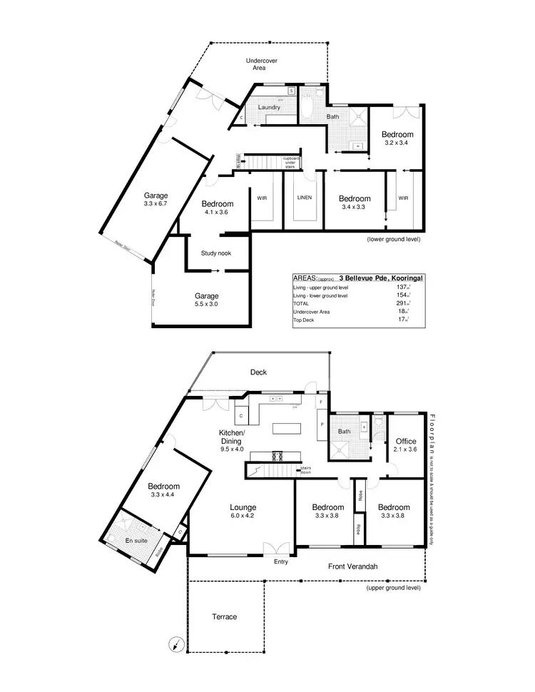Floorplan of Homely house listing, 3 BELLEVUE PARADE, Kooringal NSW 2650