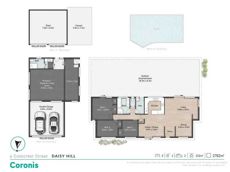 Floorplan of Homely house listing, 4 Coolcrest Street, Daisy Hill QLD 4127