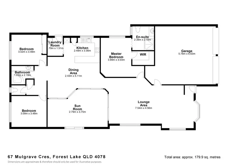 Floorplan of Homely house listing, 67 Mulgrave Cr, Forest Lake QLD 4078