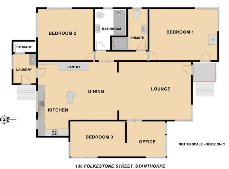 Floorplan of Homely house listing, 136 Folkestone Street, Stanthorpe QLD 4380