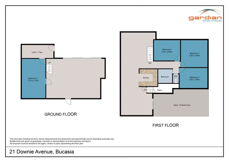 Floorplan of Homely house listing, 21 Downie Avenue, Bucasia QLD 4750