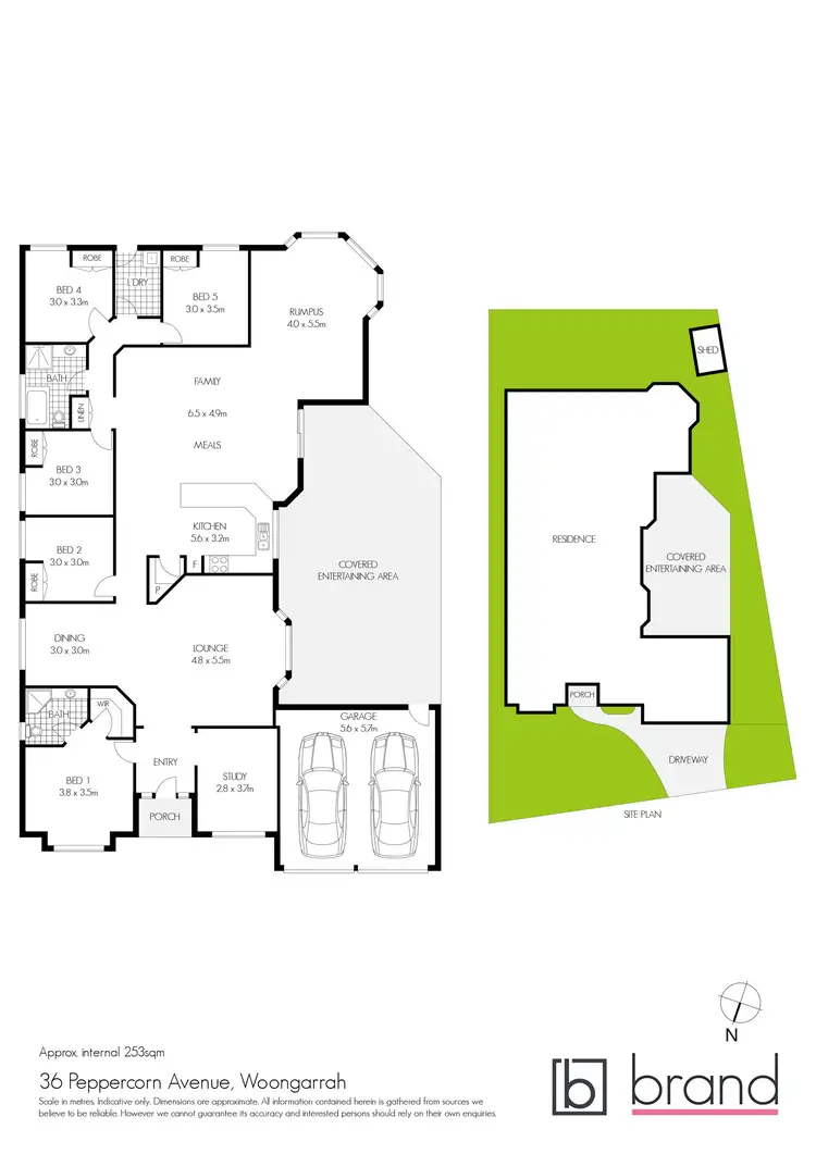 Floorplan of Homely house listing, 36 Peppercorn Avenue, Woongarrah NSW 2259