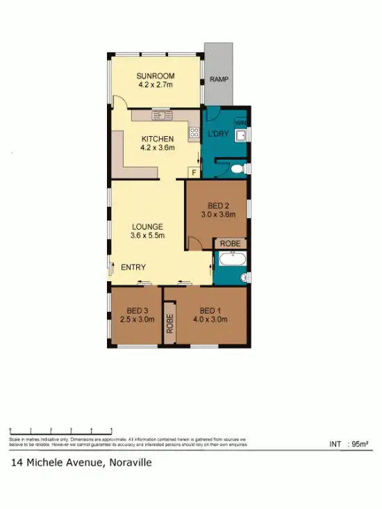 Floorplan of Homely house listing, 14 Michele Avenue, Noraville NSW 2263