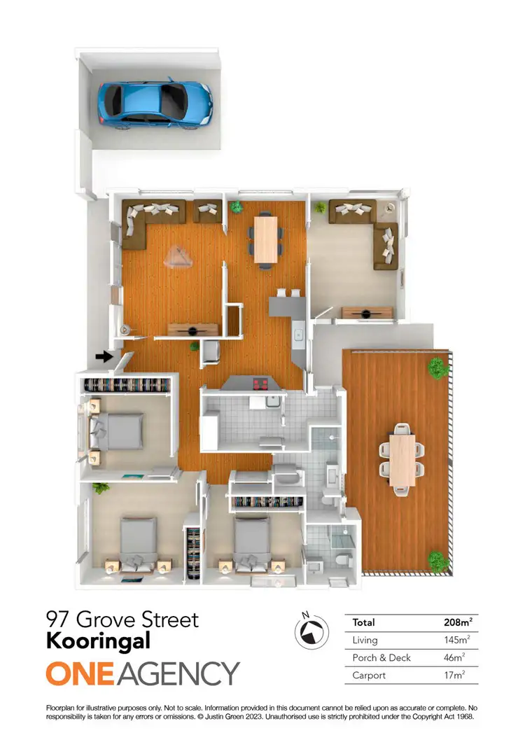 Floorplan of Homely house listing, 97 GROVE STREET, Kooringal NSW 2650