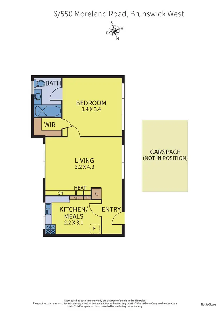 Floorplan of Homely apartment listing, 6/550 Moreland Road, Brunswick West VIC 3055