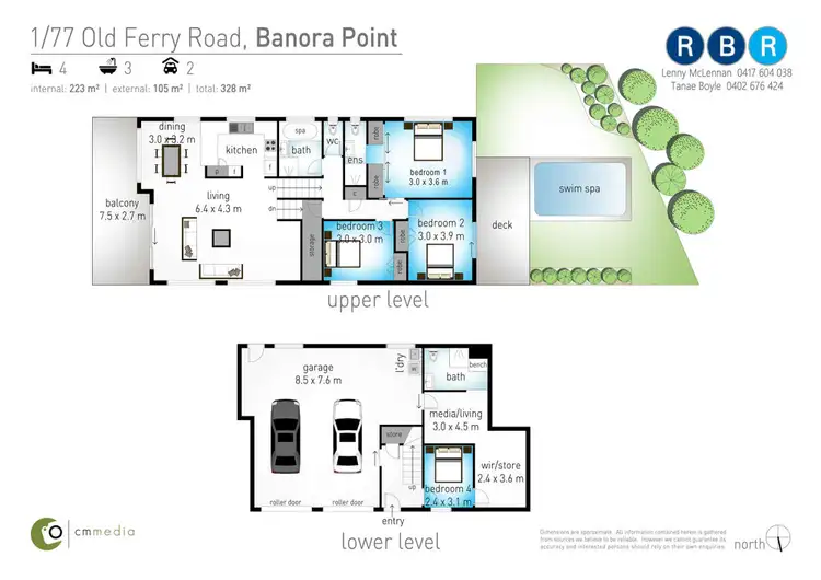 Floorplan of Homely house listing, 1/77 Old Ferry Road, Banora Point NSW 2486
