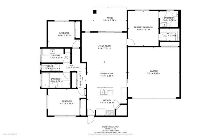 Floorplan of Homely unit listing, 25/563-571 Hume Street, Kearneys Spring QLD 4350