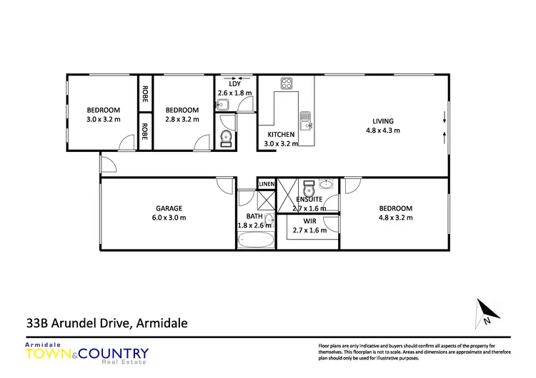 Floorplan of Homely house listing, 33b Arundel Drive, Armidale NSW 2350