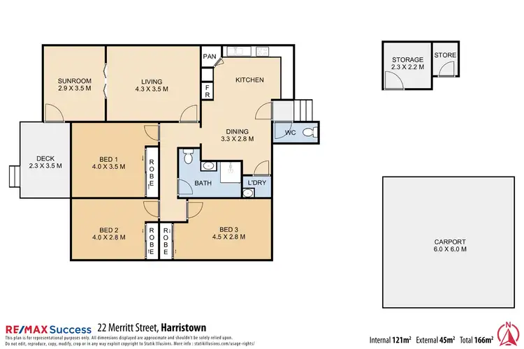 Floorplan of Homely house listing, 22 Merritt Street, Harristown QLD 4350