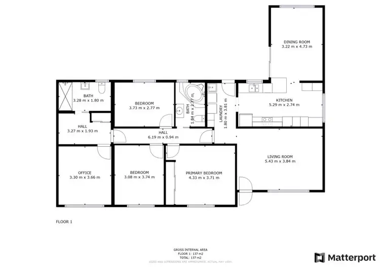 Floorplan of Homely house listing, 5 West Side Close, Coffs Harbour NSW 2450
