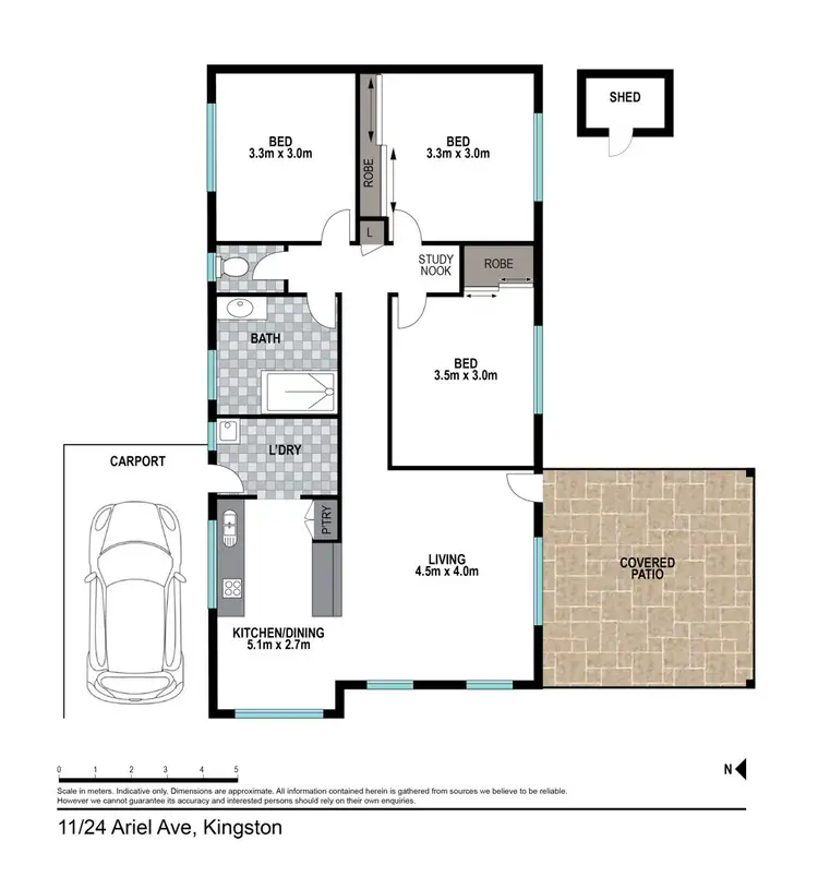 Floorplan of Homely house listing, 11/24 Ariel Avenue, Kingston QLD 4114