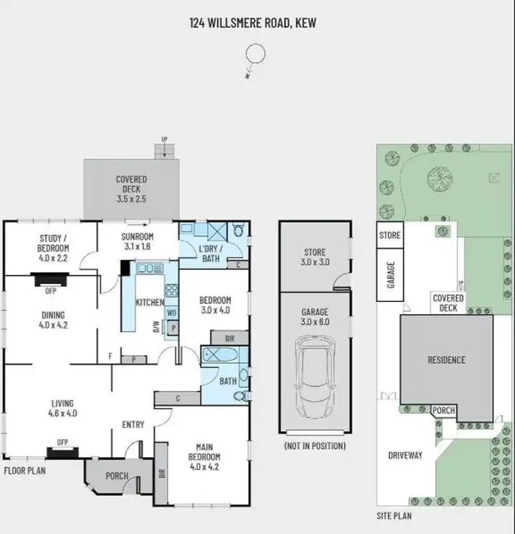 Floorplan of Homely house listing, 124 Willsmere Road, Kew VIC 3101