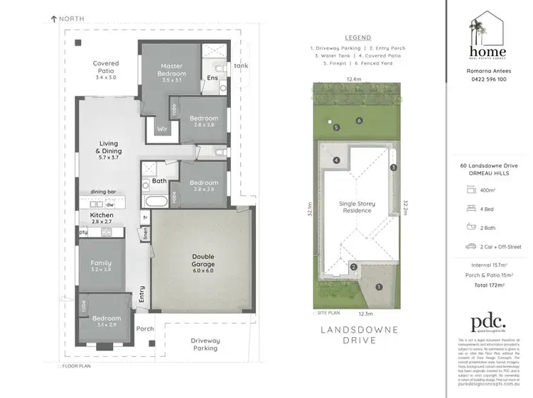 Floorplan of Homely house listing, 60 Landsdowne Drive, Ormeau Hills QLD 4208
