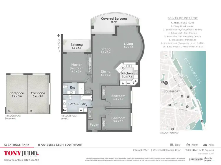 Floorplan of Homely unit listing, 13 16-26 Sykes Court, Southport QLD 4215