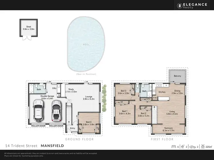 Floorplan of Homely house listing, 14 Trident Street, Mansfield QLD 4122