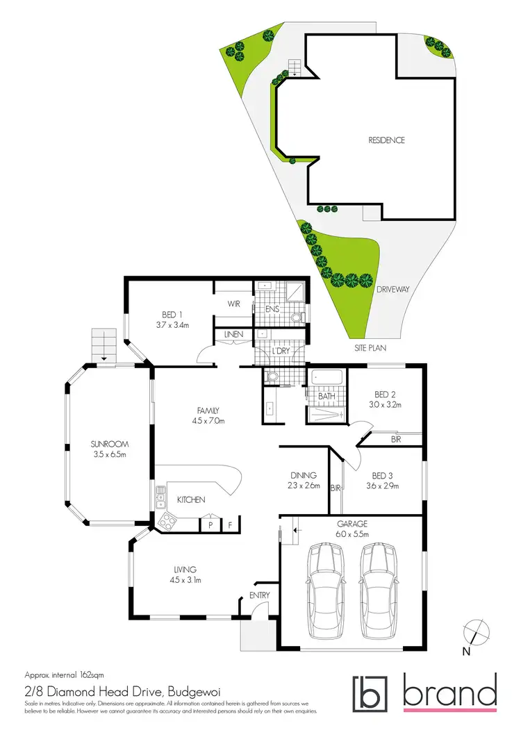 Floorplan of Homely house listing, 2/8 Diamond Head Drive, Budgewoi NSW 2262