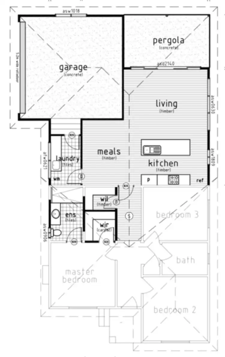 Floorplan of Homely villa listing, 1/5 SPRING STREET, Wagga Wagga NSW 2650