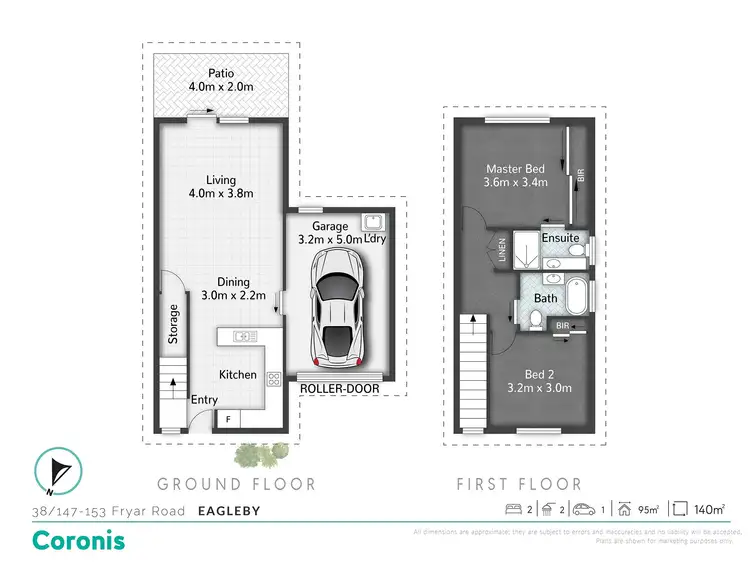 Floorplan of Homely townhouse listing, 38/147-153 Fryar Road, Eagleby QLD 4207