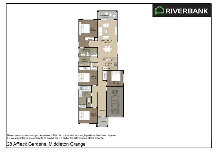 Floorplan of Homely house listing, 28 Affleck Gardens, Middleton Grange NSW 2171