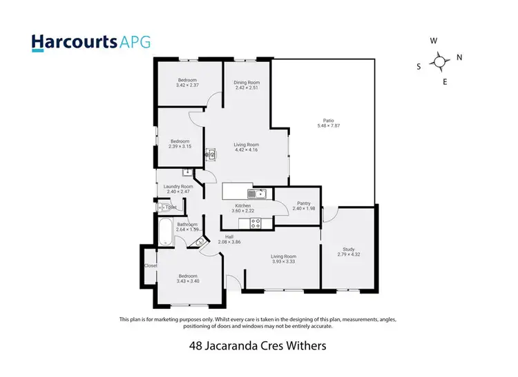 Floorplan of Homely house listing, 48 Jacaranda Cresent, Withers WA 6230