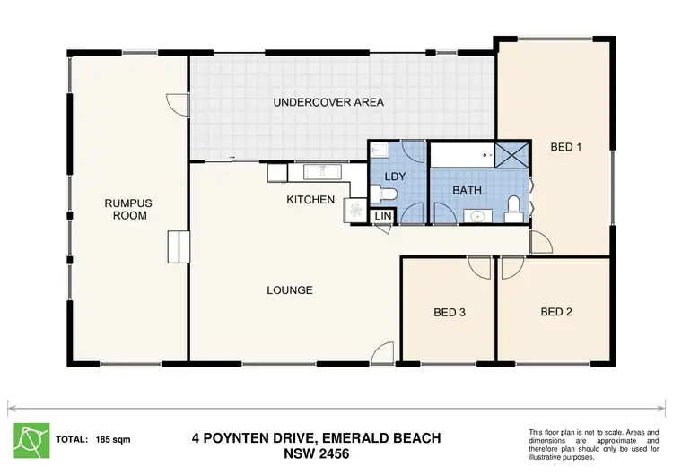 Floorplan of Homely house listing, 4 Poynten Drive, Emerald Beach NSW 2456