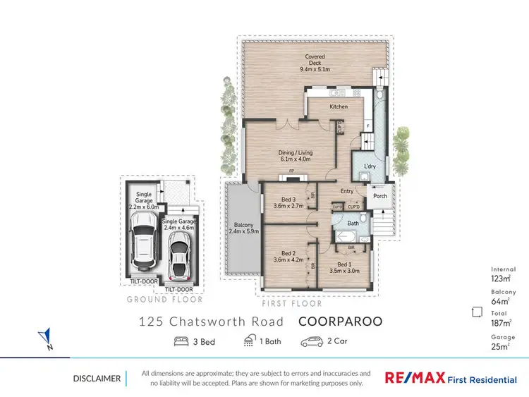 Floorplan of Homely house listing, 125 Chatsworth Rd, Coorparoo QLD 4151