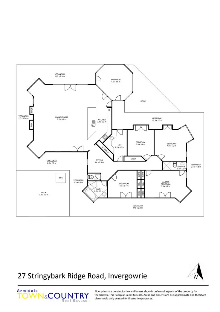 Floorplan of Homely rural property listing, 27 Stringybark Ridge Road, Invergowrie NSW 2350