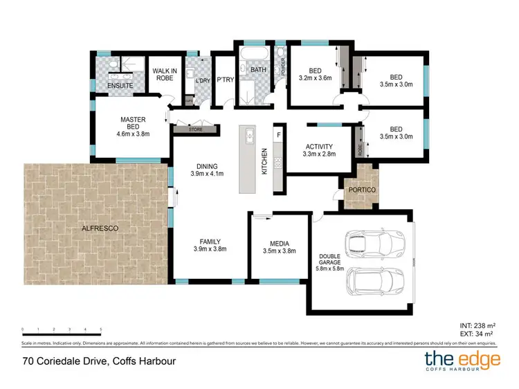 Floorplan of Homely house listing, 70 Coriedale Drive, Coffs Harbour NSW 2450