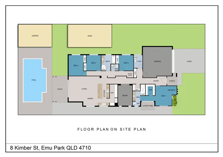 Floorplan of Homely house listing, 8 Kimber Street, Emu Park QLD 4710