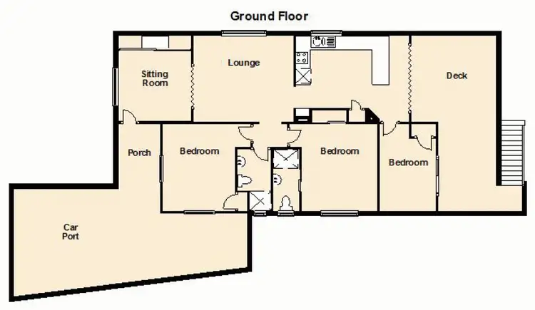 Floorplan of Homely house listing, 164 Waterworks Rd, Ashgrove QLD 4060