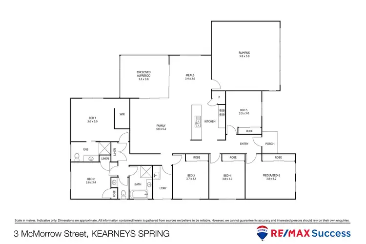 Floorplan of Homely house listing, 3 McMorrow Street, Kearneys Spring QLD 4350