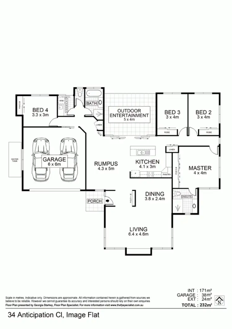 Floorplan of Homely house listing, 34 Anticipation Close, Nambour QLD 4560