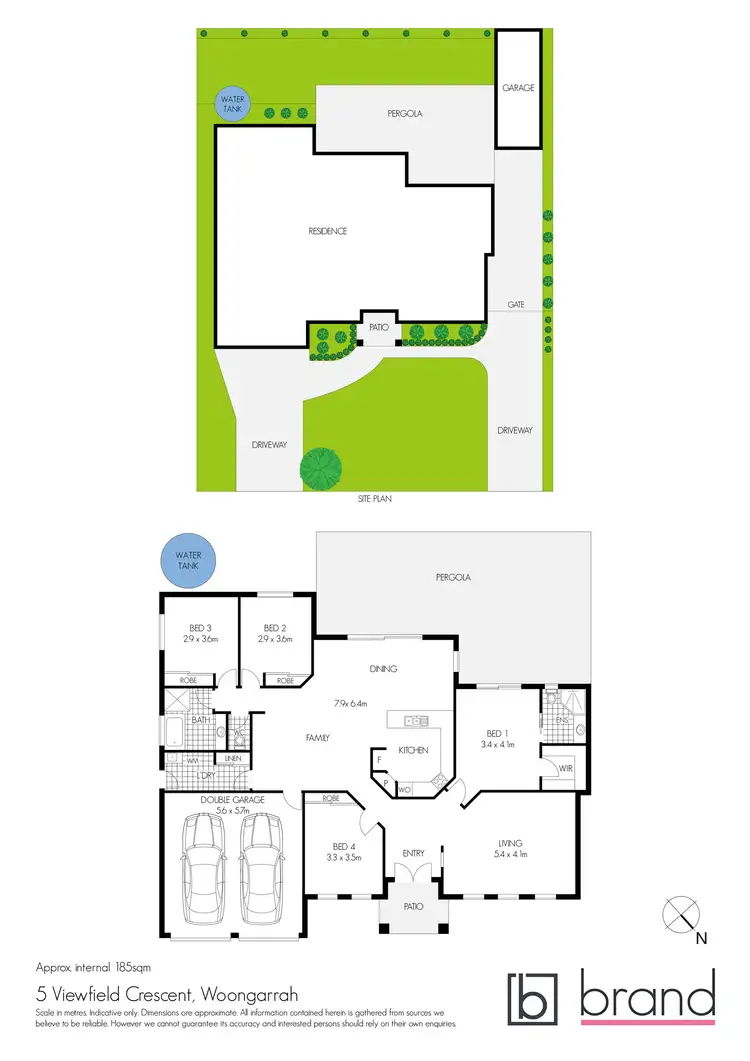 Floorplan of Homely house listing, 5 Viewfield Crescent, Woongarrah NSW 2259