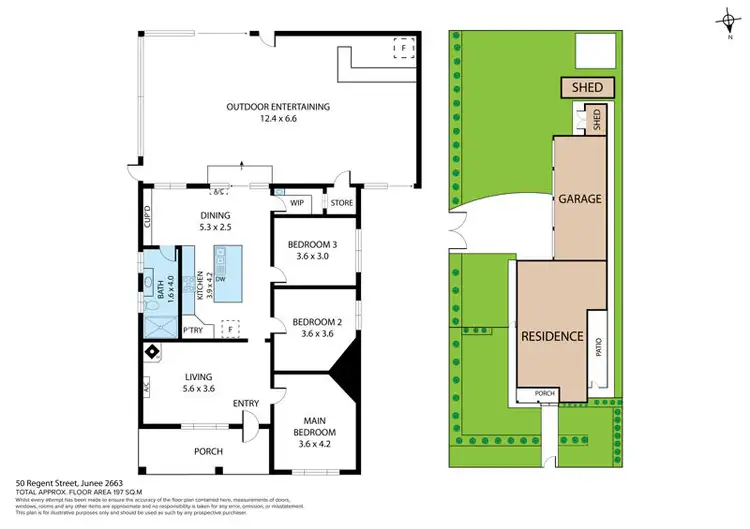 Floorplan of Homely house listing, 50 Regent Street, Junee NSW 2663