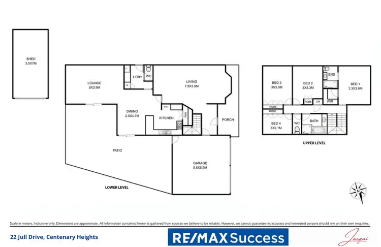 Floorplan of Homely house listing, 22 Jull Drive, Centenary Heights QLD 4350