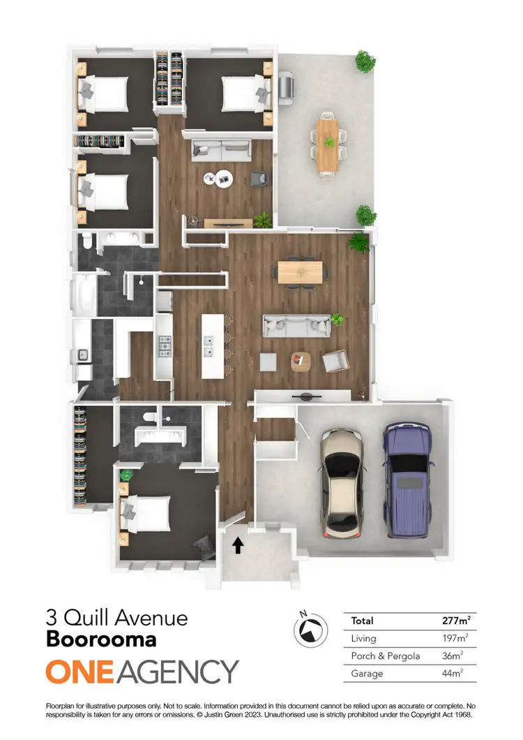 Floorplan of Homely house listing, 3 QUILL AVENUE, Boorooma NSW 2650