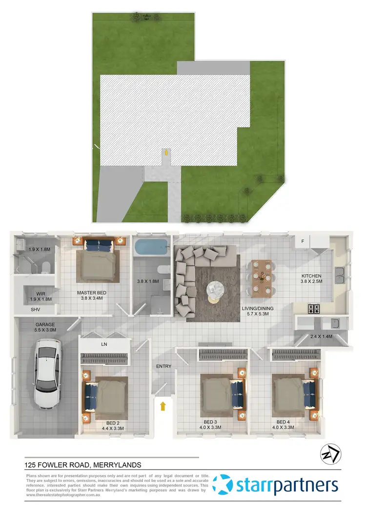 Floorplan of Homely house listing, 125 Fowler Road, Merrylands NSW 2160