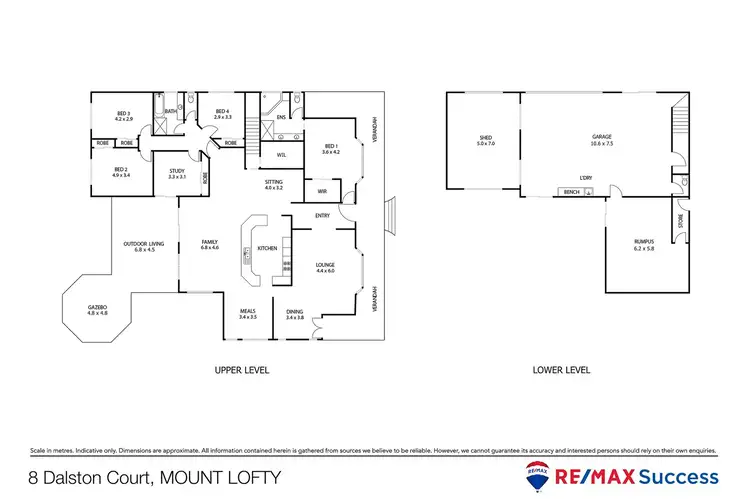 Floorplan of Homely house listing, 8 Dalston Court, Mount Lofty QLD 4350