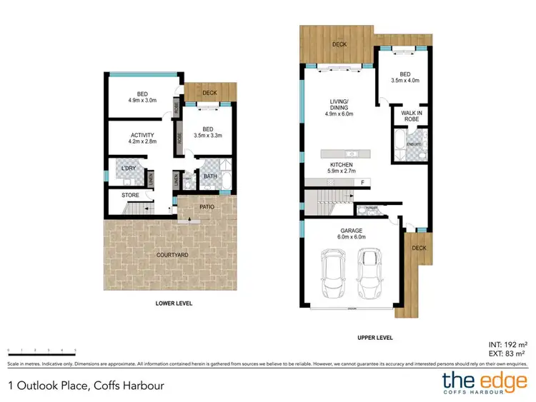 Floorplan of Homely house listing, 1 Outlook Place, Coffs Harbour NSW 2450