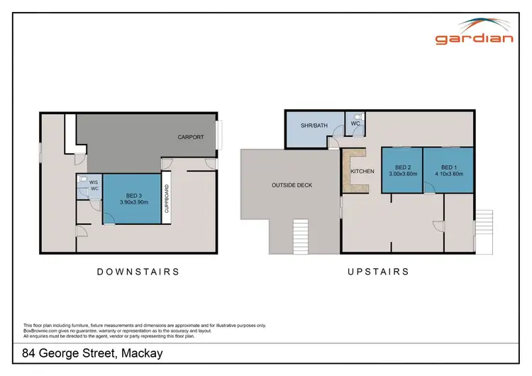Floorplan of Homely house listing, 84 George Street, Mackay QLD 4740