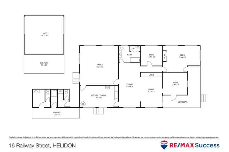 Floorplan of Homely house listing, 16 Railway Street, Helidon QLD 4344