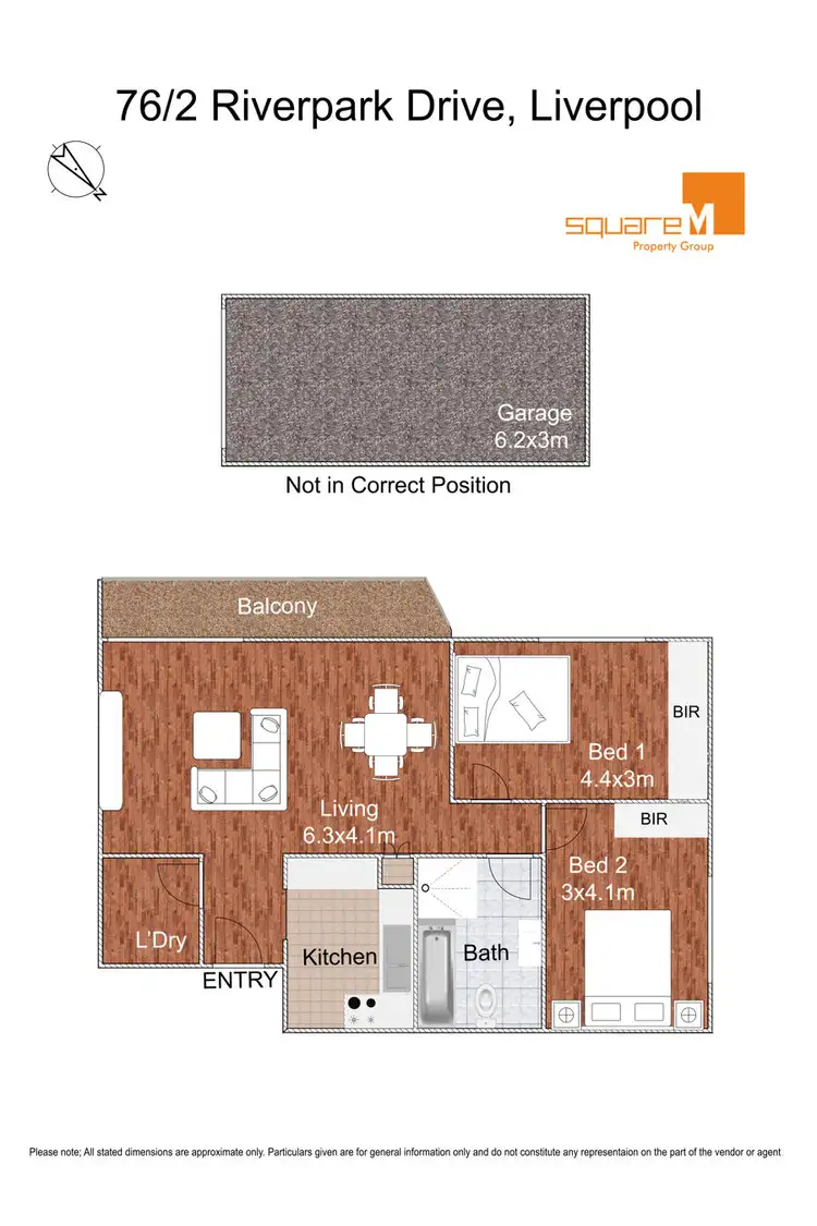Floorplan of Homely unit listing, 76/2 Riverpark Drive, Liverpool NSW 2170