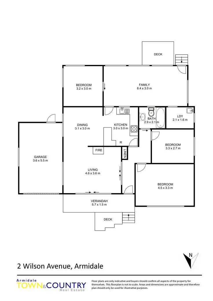 Floorplan of Homely house listing, 2 Wilson Avenue, Armidale NSW 2350